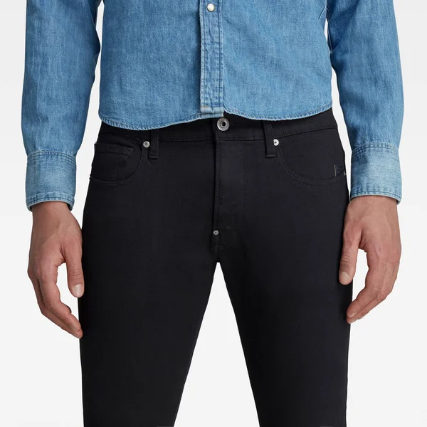 G-Star Raw Men Revend Skinny Jeans Black Size 35-34