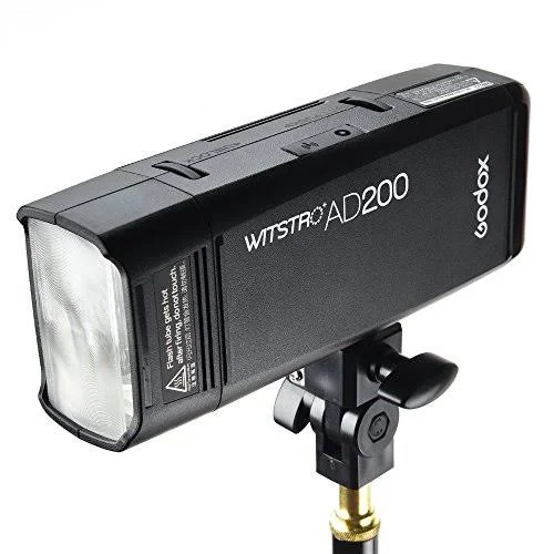 Godox AD200 Has 200Ws GN 60 High Speed Sync Flash Strobe Built-In 2.4G Wireless x System to Achieve TTL 2900mAh Battery to Provi