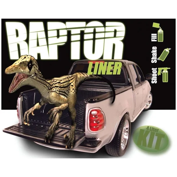 U-POL 0820 Raptor Black Truck Bed Liner & Texture Coating - 4 Liters Upol 820_4L