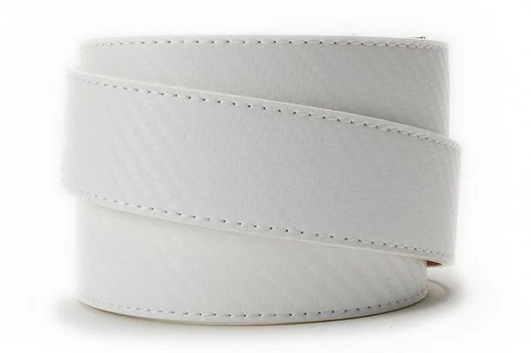 Nexbelt Men's Go-In Carbon White Golf Ratchet Belt - 45" Waist, Leather