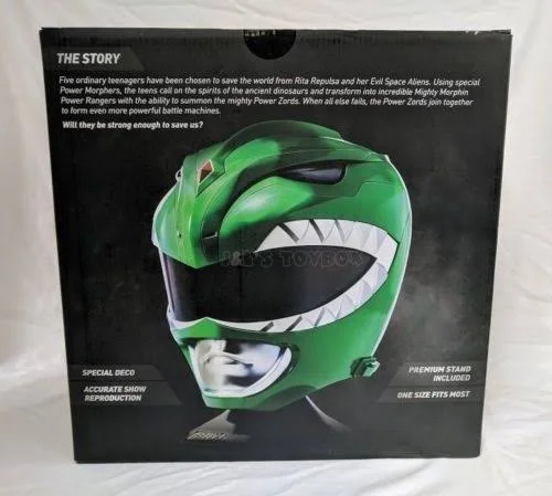 Power Rangers Mighty Morphin Legacy Ranger Helmet Green