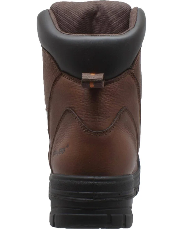 AdTec Men's 8x22 Composite Toe Waterproof Work Boot - Brown