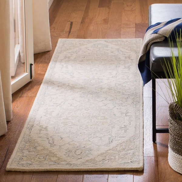 Safavieh Micro Loop 503 Area Rug - Ivory, Beige, 5' x 5' Round