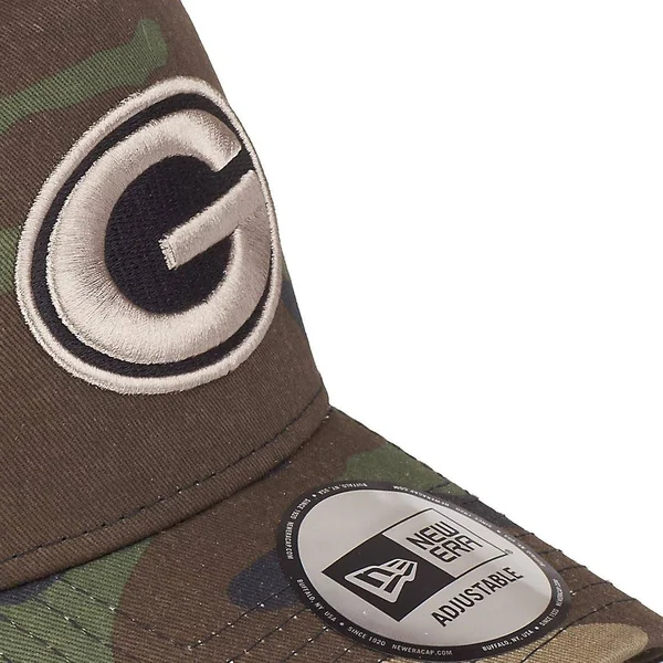 New Era Adjustable Trucker Cap - Green Bay Packers Wood Camo One Size