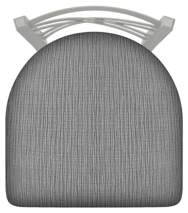 Holland Bar Stool 620 Catalina 18x22 Chair with Anodized Nickel Finish and Graph Alpine Seat