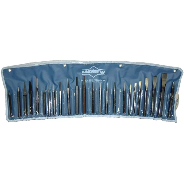 Mayhew 61050 24 PC Punch & Chisel Set