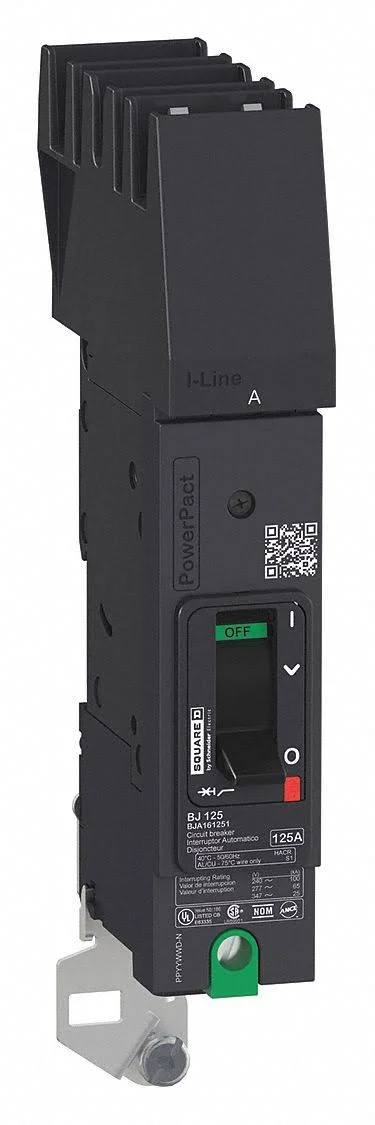 Square D BDA160501 Circuit Breaker, 50A, 1P, 240Vac, bda