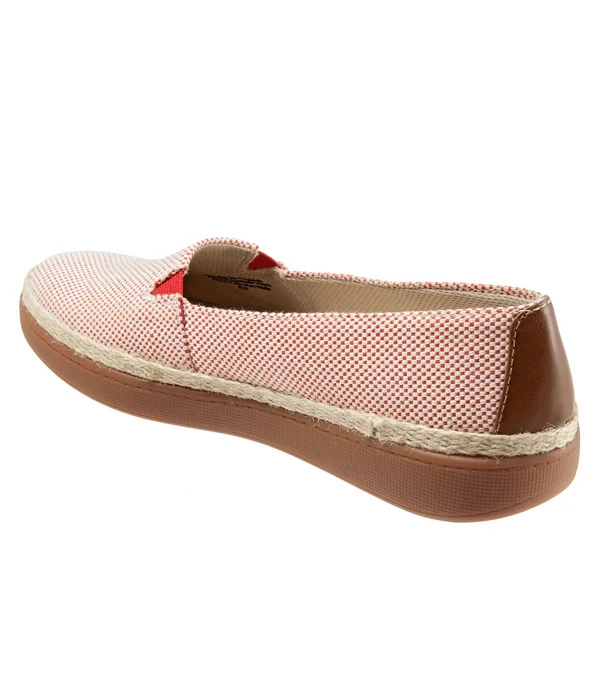 Trotters Accent Women's Casual Slip on Black Linen - 7 Medium