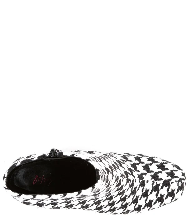 Betsey Johnson Barette 7.5 Women's Black-White