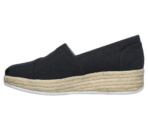 Skechers Women's Bobs Highlights 2.0 Fairy Duster Espadrille - Black