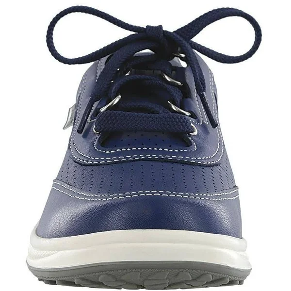 SAS Women's Sporty Lux Blue Perf 8.5 Narrow