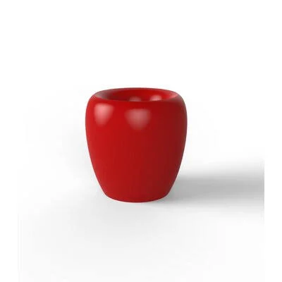 Blow Self Watering Resin Pot Planter Vondom Red 15.75x22 H x 15.75x22 W x 15.75x22 D