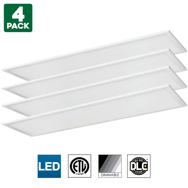 Sunlite LED Light PANEL, 1x4 foot, 40 Watt, 4000K Cool White, 4000 Lumens, Dimmable, DLC Listed, 50000 Hours Average Life Span