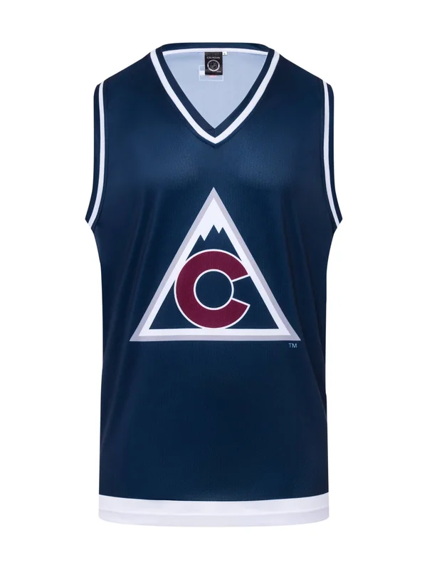 Colorado Avalanche Alternate Hockey Tank M, Navy Blue, Polyester