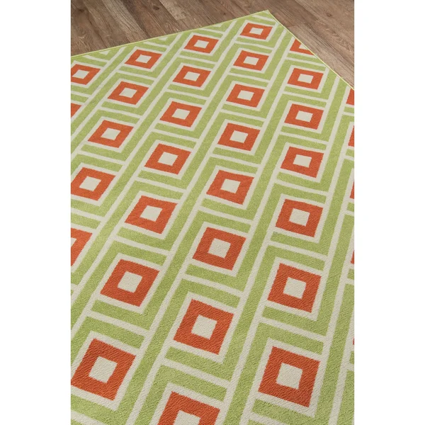 Momeni Baja Area Rug - Green, 8&6x22 x 13&