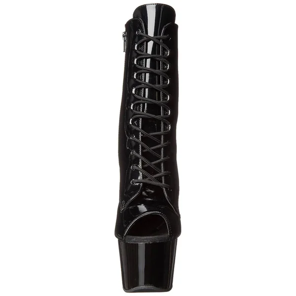 Pleaser - ADORE-1021 6 - Black Patent/Black