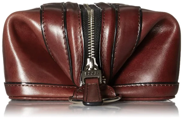 Bosca Old Leather Zipper Utility Kit - Brown