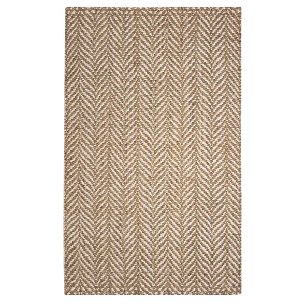 Anji Mountain Sandscape 5& x 8& Jute Rug