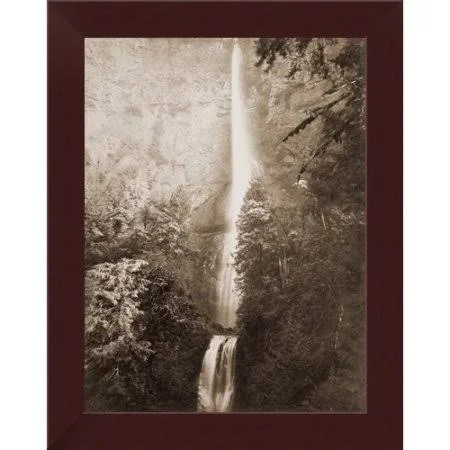 East Urban Home Multnomah Falls Columbia River Oregon 2500 Feet. 1867 Framed Photographic Print Size: 9x22 H x 12x22 W