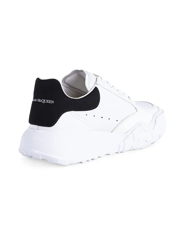 Alexander McQueen Oversized Sneakers - White/Black, Women's, 36.5EU, Sneakers & Trainers Chunky & Oversized Dad Sneakers