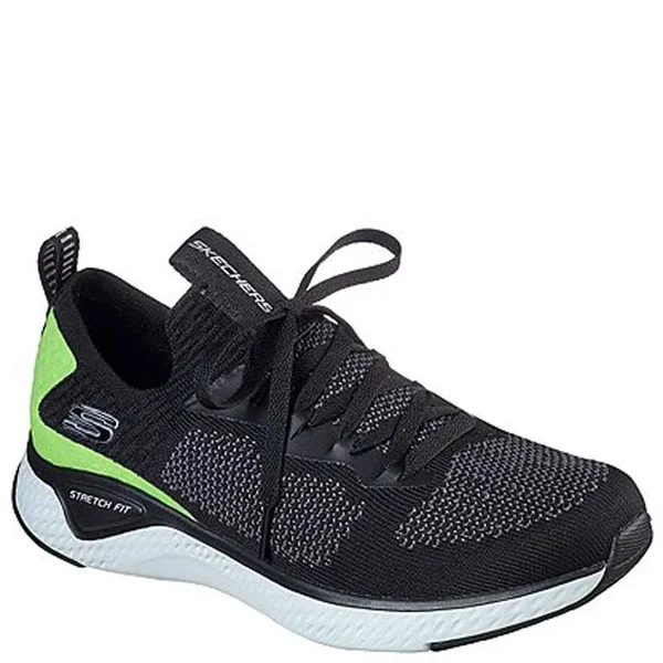 Skechers Men's Solar Fuse - Valedge Athletic Shoes Black 10.5