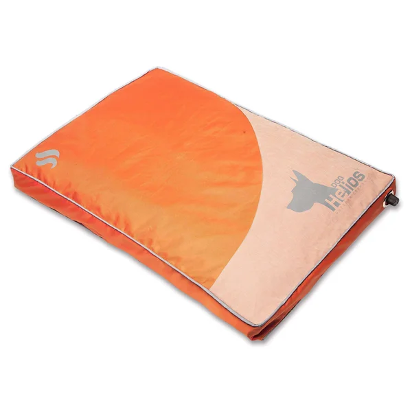Dog Helios Aero-Inflatable Outdoor Camping Travel Waterproof Pet Dog Bed Mat - Orange - Small