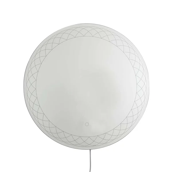 Interlace Backlit LED Mirror - 28x22 Round, Chrome