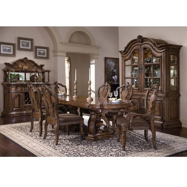 Pulaski San Mateo Carved Back Arm Chair