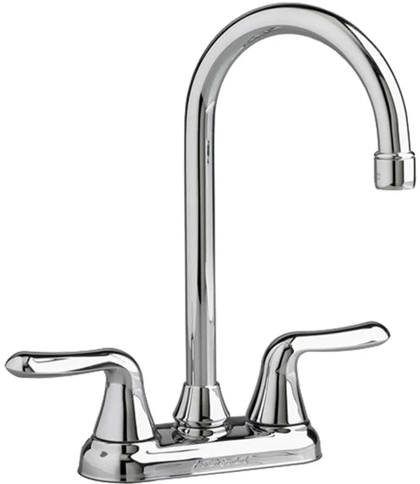 American Standard 2475500F15.075 Colony Soft 2-Handle Bar Faucet - Stainless Steel