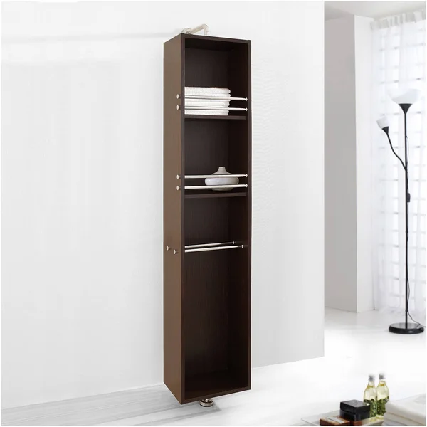 Virtu USA Marcel 14 in. Linen Cabinet in Espresso