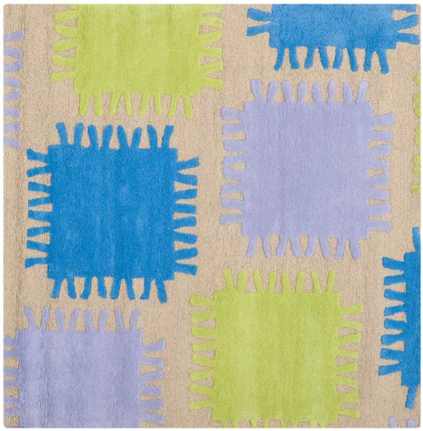 Safavieh Beige Kids Rug; 5& x 8&