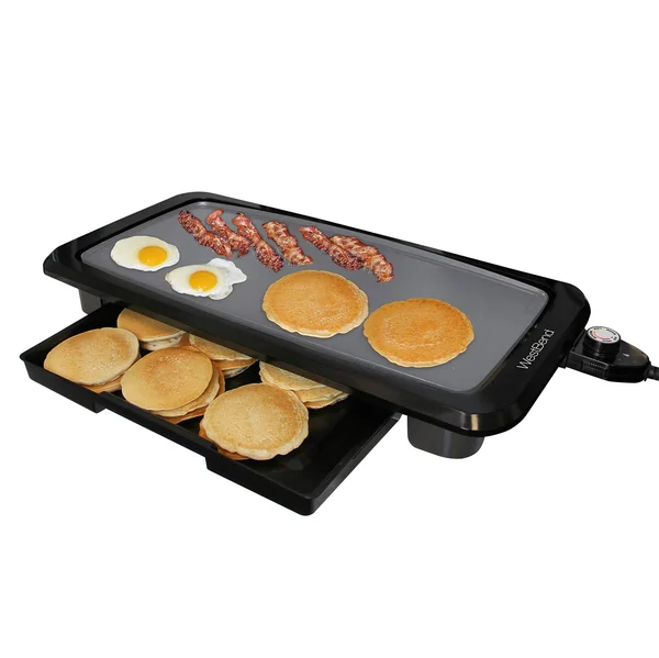 West Bend 66169 Griddle with Warming Tray (Black)