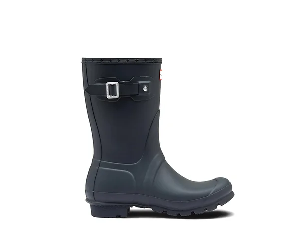 Hunter Women's Original Short Gloss Rain Boots - Green US 7