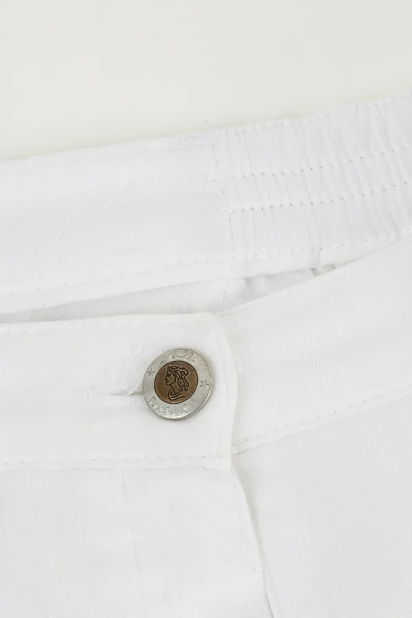 Ulla Popken Women's Plus Size Stretch Capri Pants 653934 - Size: 26, White