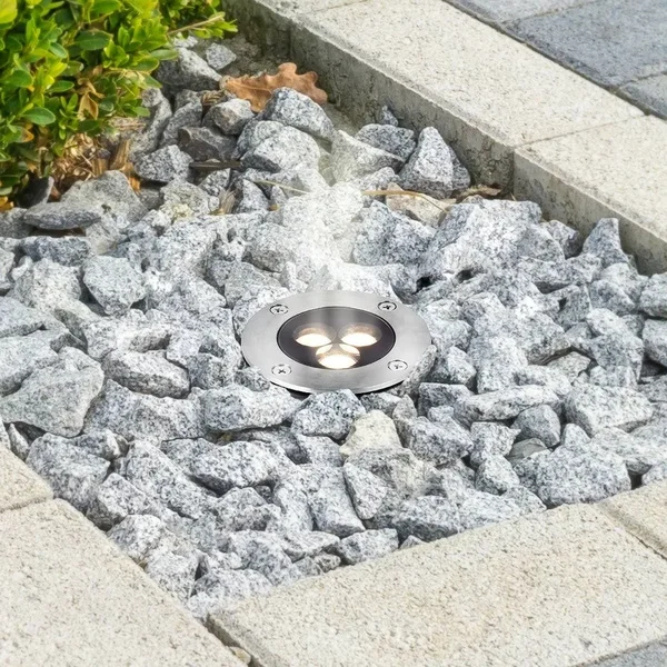 VONN Lighting VOI19018SS 12V LED Outdoor Ground Light in Stainless Steel, Contemporary & Modern, Bellacor