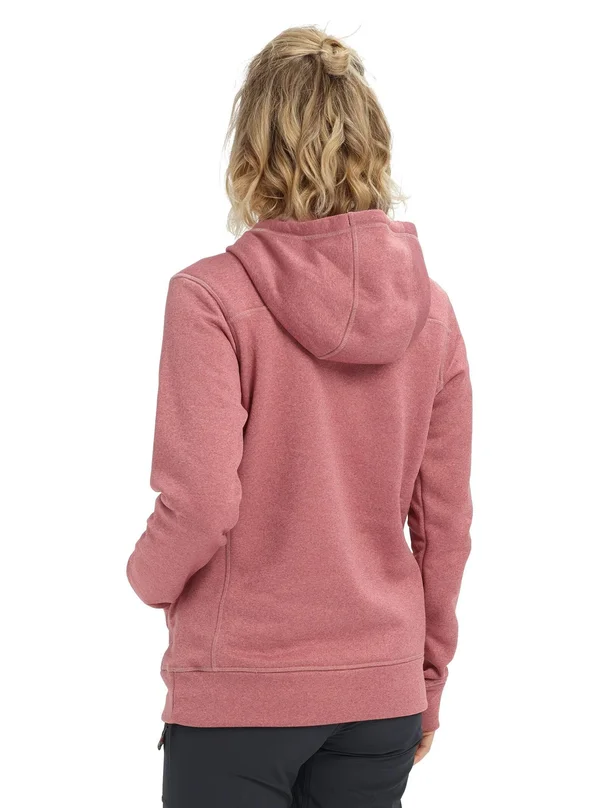 Burton Women's Oak Pullover Hoodie Rose Brown Heather, Small