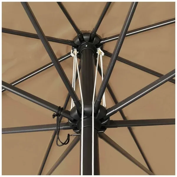 Yescom 13ft Sun Shading Aluminum Umbrella UV30+ Outdoor Patio Market Garden Beach Deck