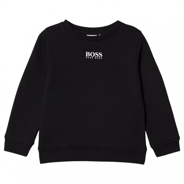 Boss - Kids - Logo Sweatshirt - Sweatshirts - Black