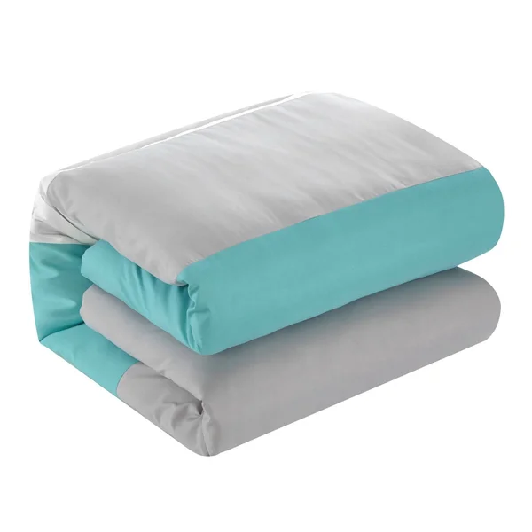 Queen 10pc Bed in A Bag Comforter Set Turquoise - Chic Home Design