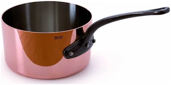 Mauviel M&heritage Saucepan 6.30x22 Copper & Stainless Steel Cookware - 6540.16, 14.6 x 5.5 x 7.9 inches