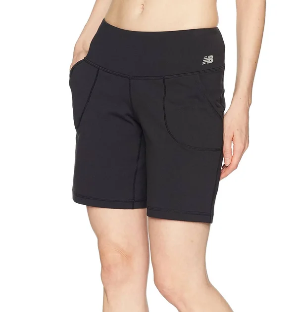 New Balance Women's Premium Performance Short Black Shorts L