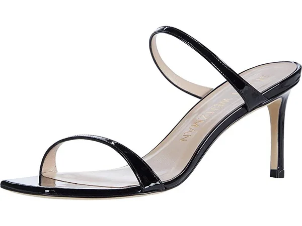 Stuart Weitzman Aleena 75 Black Patent - Women's, Size: 10.5