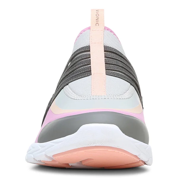 Vionic Vayda Women's Slip-On Supportive Sneaker Grey Pink - 9.5 Wide