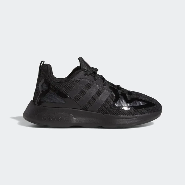 Adidas ZX 2K Flux Shoes Black 5.5 - Kids Originals Sneakers