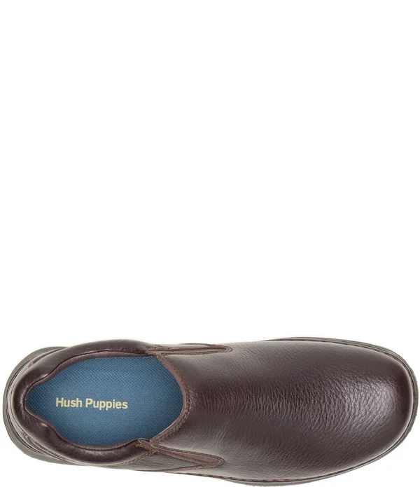 Hush Puppies Men's Lunar II Leather Shoes - Brown, 9