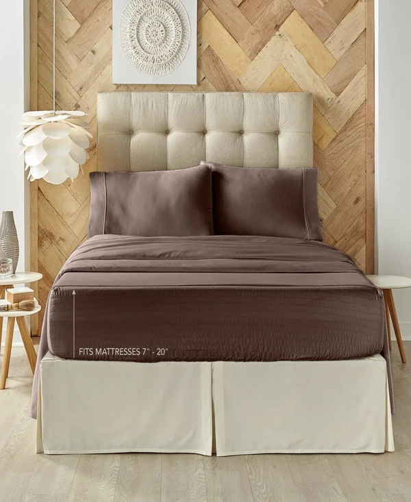 J Queen New York Royal Fit 300TC Sheet Set - Light Blue - King