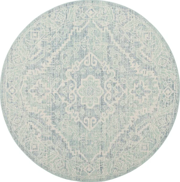 Safavieh Windsor Seafoam/Blue 6 ft. x 6 ft. Square Area Rug