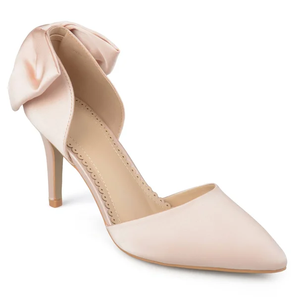 Journee Collection Women's &Tanzi& Bow Pointed Toe D&Orsay Pumps 10