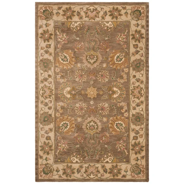 Safavieh Heritage HG343A Area Rug - Green/Gold, Size: 5& x 8&