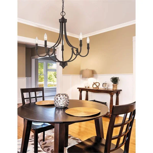 Savoy House 1-2005-5-13 Auburn English Bronze 5 Light Chandelier
